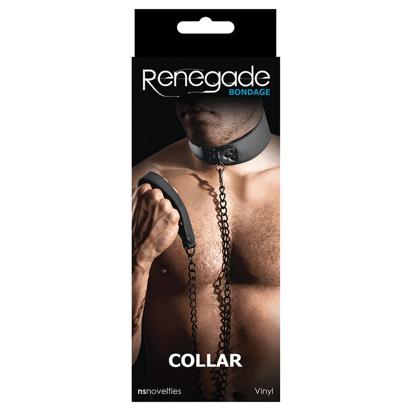 Renegade Bondage Collar - Black nsnovelties