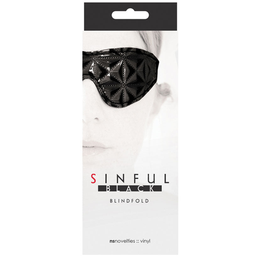 Sinful - Blindfold - Black nsnovelties