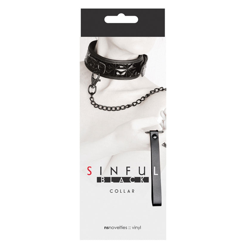Sinful Collar - Black nsnovelties