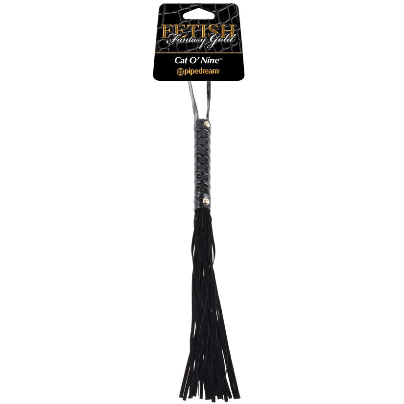 Fetish Fantasy Gold Cat O Nine - Black Pipedream