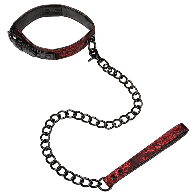 Scandal Collar With Leash CalExotics