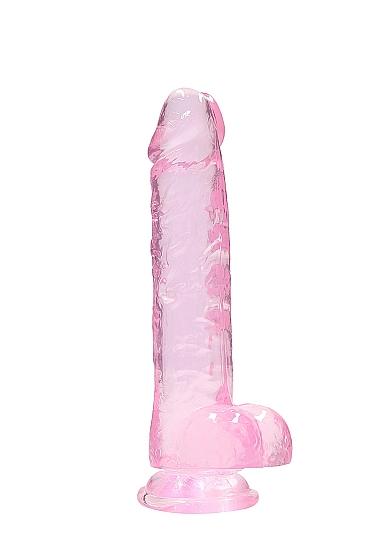 Real Cock 8in Realistic Dildo W/ Balls Pink sextoyclub.com