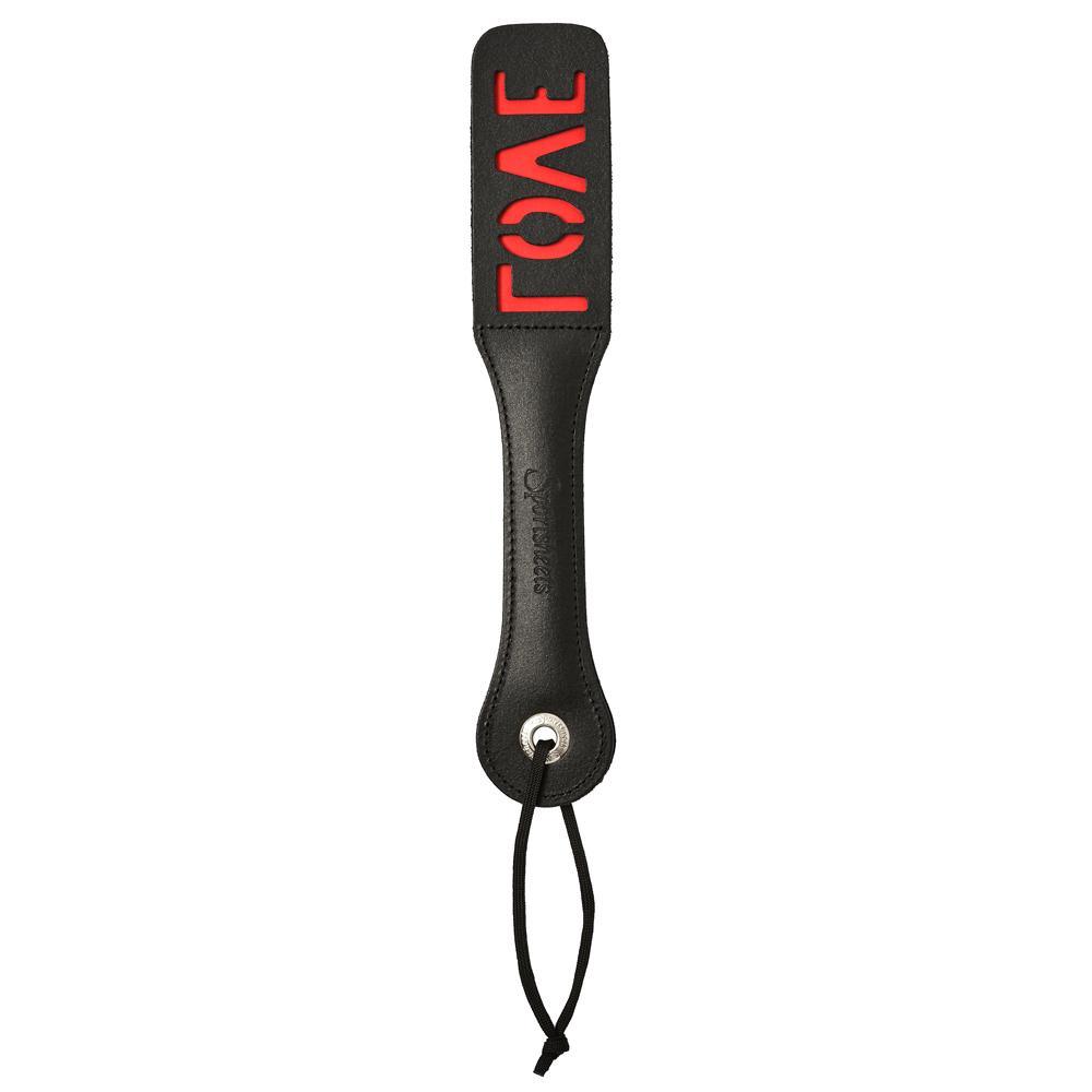 12&quot; Leather Love Impression Paddle SexToyClub