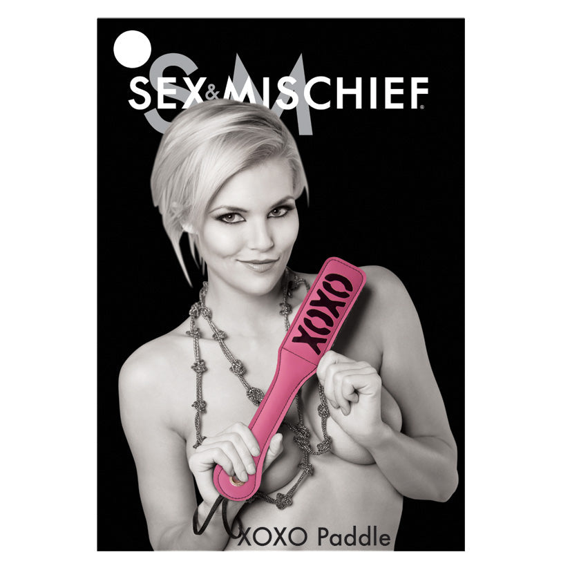 Sex and Mischief Xoxo Paddle - Pink Sportsheets