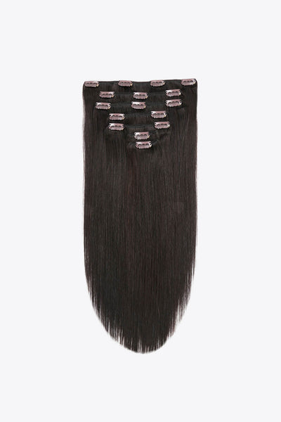 20" 120g Clip-in Hair Extensions Indian Human Hair