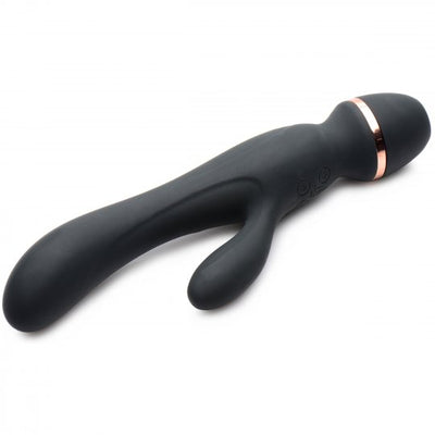 Shegasm Supreme 3 in 1 Silicone Suction Rabbit Vibe XR Brands