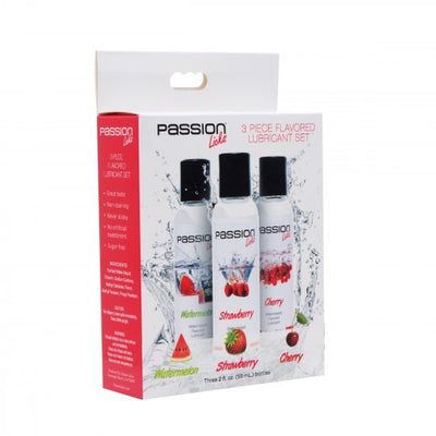 Passion Licks 3 Piece Flavored Lube Set Sex Distribution