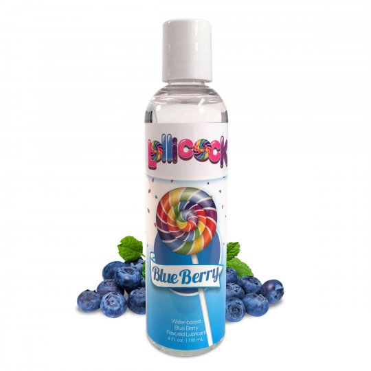 Lollicock 4 oz. Water-based Flavored Lubricant-Cherry Blueberry Flavor Sex Distribution