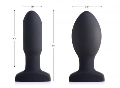 Worlds First Remote Control Inflatable 10X Vibrating Missile Silicone Anal Plug XR Brands
