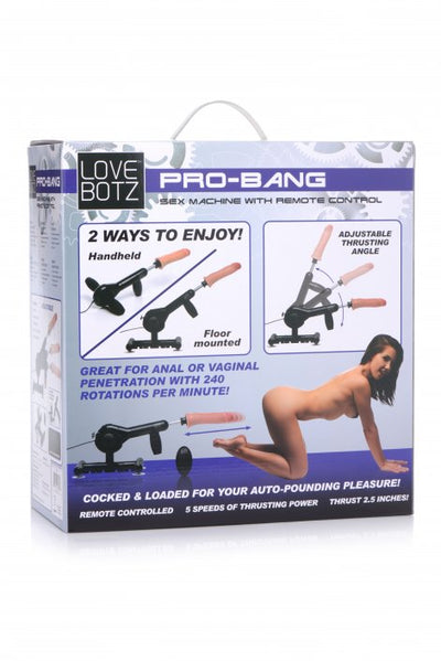 Pro-Bang Sex Machine with Remote Control Lovebotz