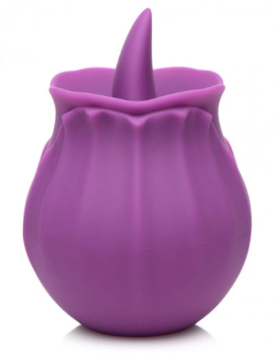 Bloomgasm Wild Violet 10X Silicone Clit Licking Stimulator - Red Inmi