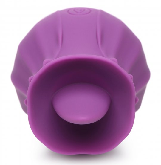 Bloomgasm Wild Violet 10X Silicone Clit Licking Stimulator - Red Inmi