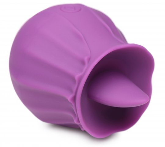 Bloomgasm Wild Violet 10X Silicone Clit Licking Stimulator - Red Inmi