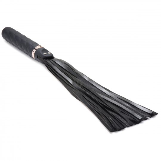 9X Vibrating Silicone Dildo Flogger XR Brands Master Series