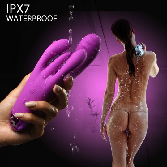 10X Triple Rabbit Silicone Vibrator Bang!