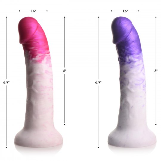 Swirl Realistic Silicone Dildo Strap U