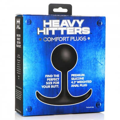 Premium Silicone Weighted Anal Plug Heavy Hitters
