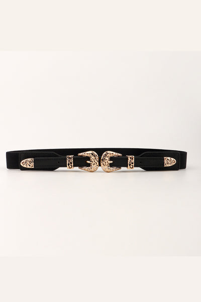 Double Buckle Elastic Belt