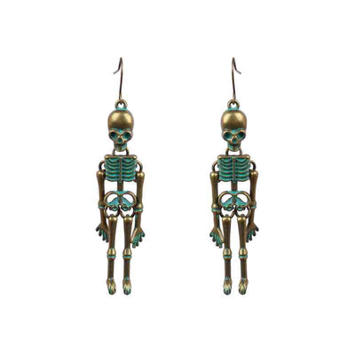 Skeleton Alloy Earrings