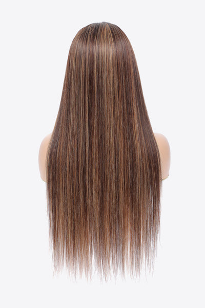 18" 160g  Highlight Ombre #P4/27 13x4 Lace Front Wigs Human Virgin Hair 150% Density