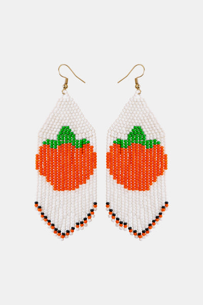 Beaded Fringe Dangle Earring